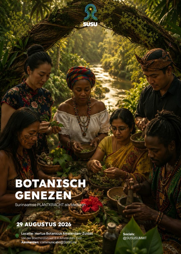 Flyer Botanisch Genezen — Surinaamse plantkracht als medicijn, 29 augustus 2026